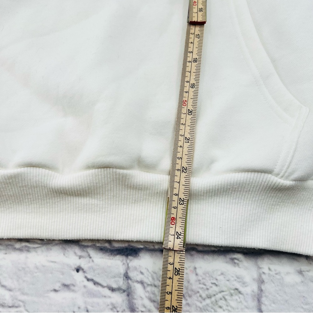 ZYIA Active XS White Activewear Hoodie Pullover Sweatshirt Long Sleeve - Picture 8 of 9